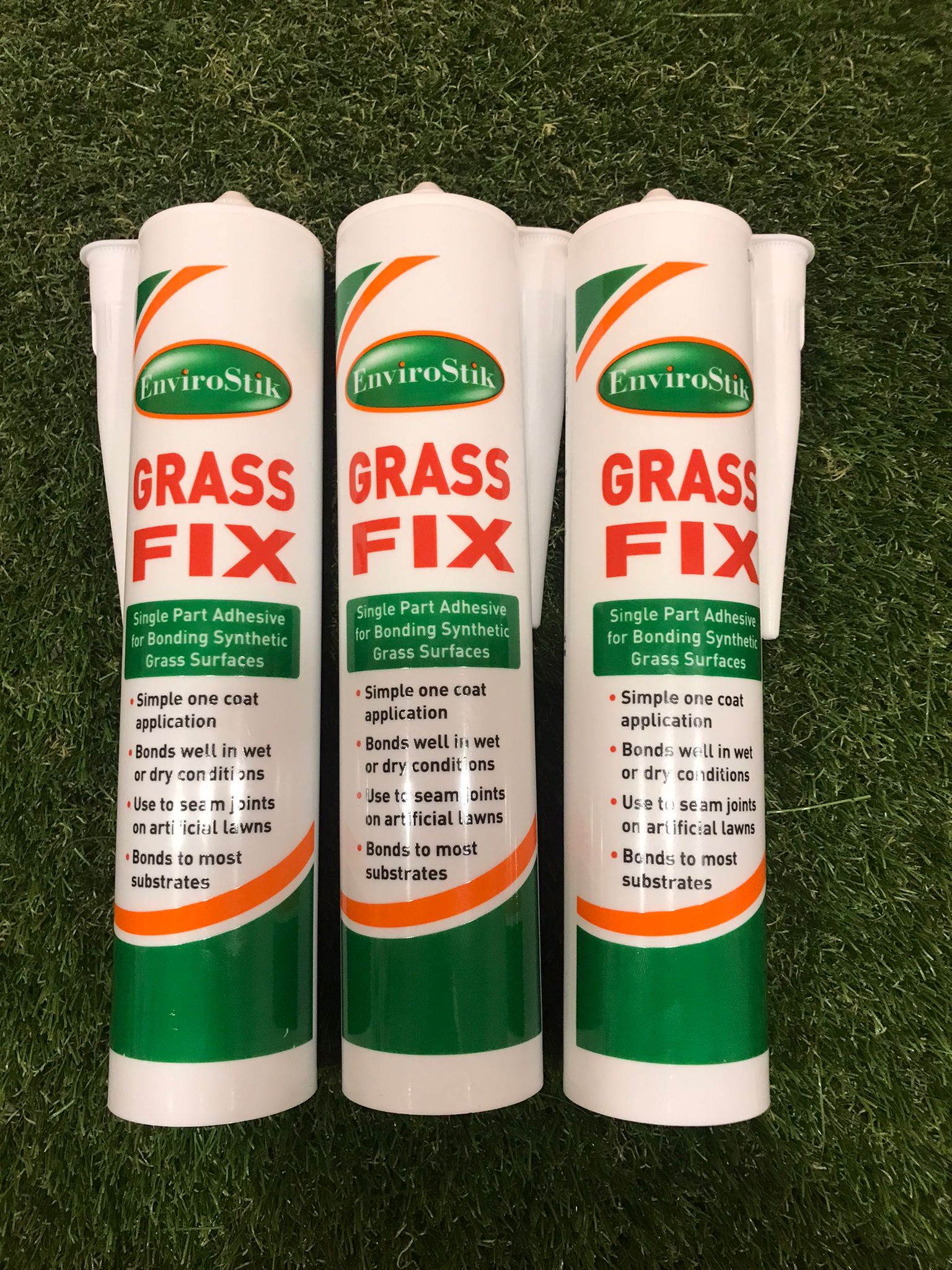 3 x Envirostik Grass Fix 310ml Adhesive